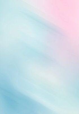 Soft pastel gradient background with pink and blue